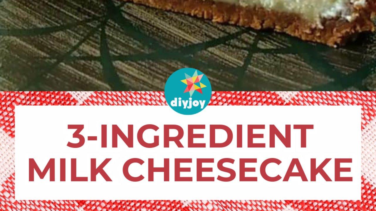 3 Ingredient Milk Cheesecake