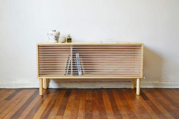 Boxing Ring Inspired Sideboard, built from supplies most crafters already own and warmth that a bare corner was missing