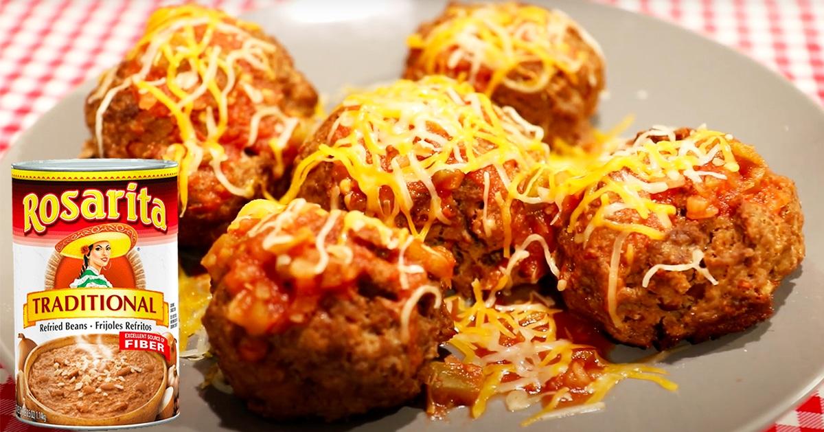 Baked Beef And Bean Meatball Recipe