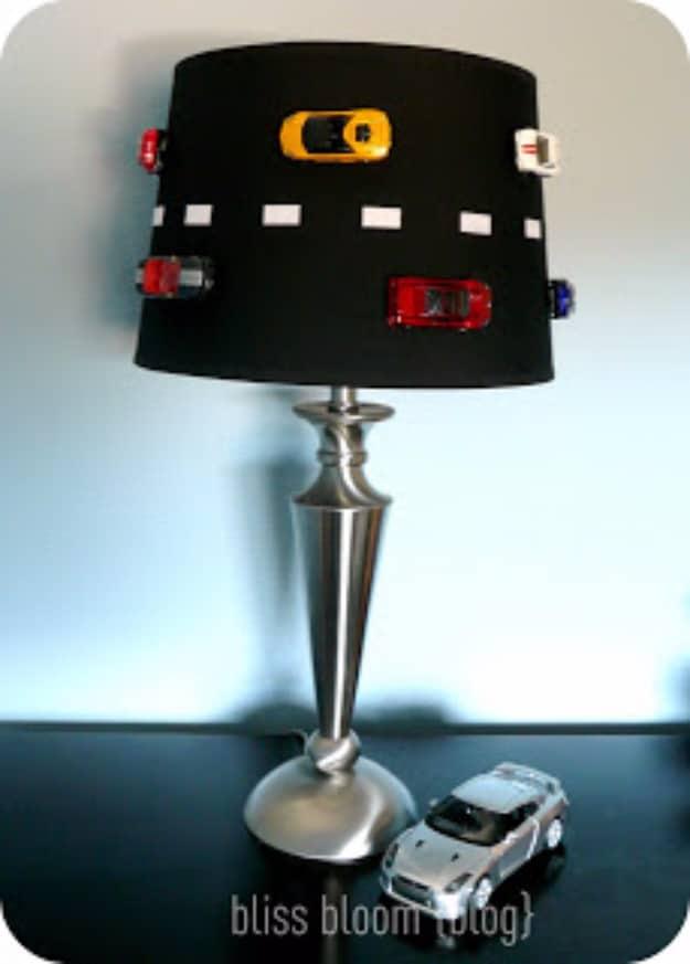 Car Inspired Lamp, simple enough for a first try at the craft and a result that outshines anything mass produced