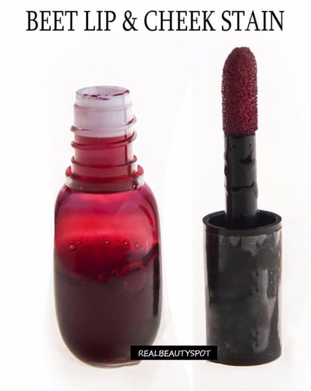 DIY Natural Lip and Cheek Stain, mild enough for sensitive skin to test first and a routine worth repeating every single week