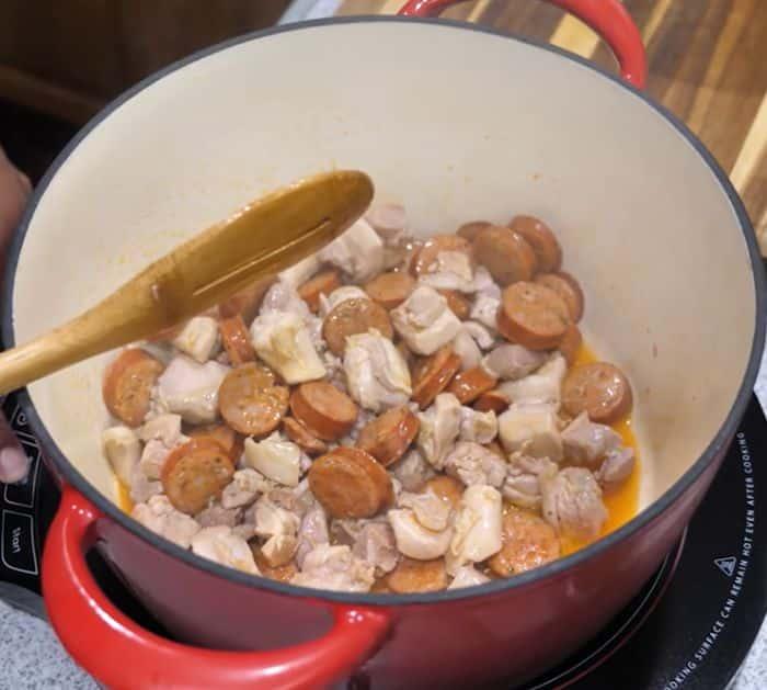 Chicken and Sausage Jambalaya Recipe