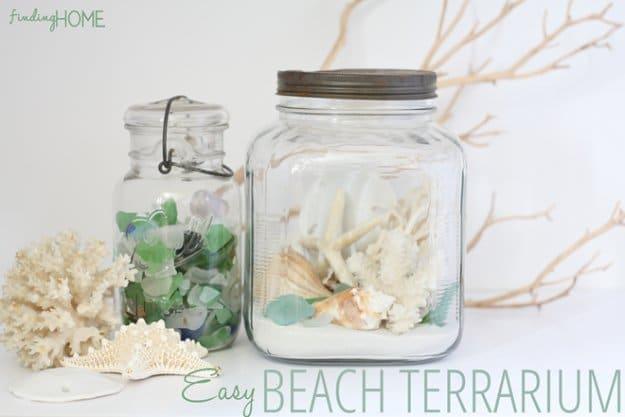Easy Beach Terrarium, a summer decor idea worth trying this season and a favorite pick from this list