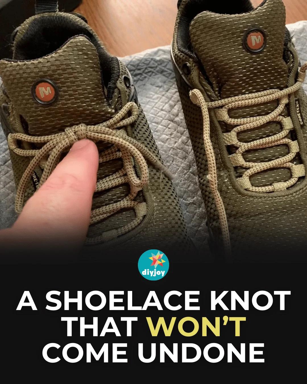 The Best Way to Tie Shoelaces