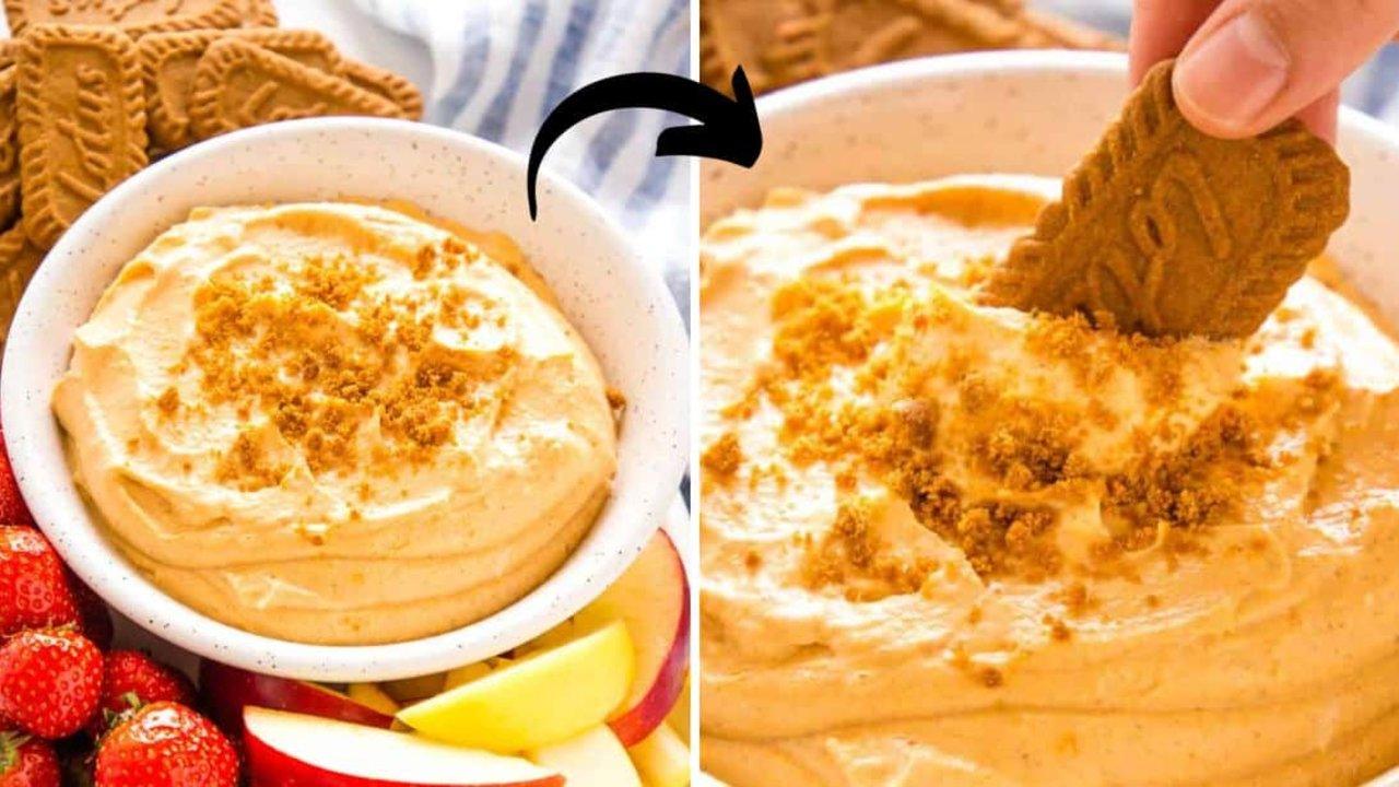Easy 5-Minute Fluffy Pumpkin Dip Recipe