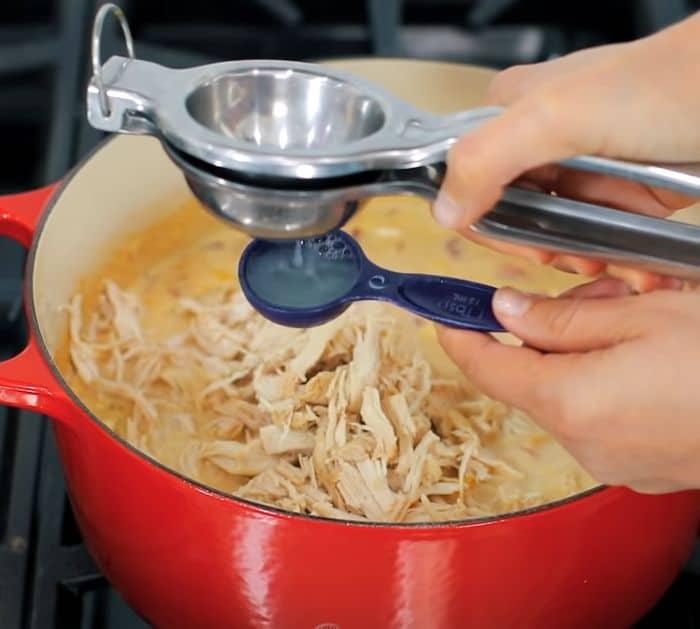 Stovetop White Chicken Chili Recipe