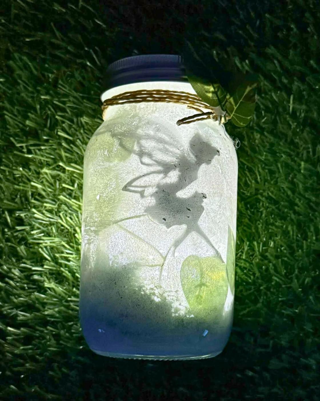 Fairy Jar Lamp — diy fairy light jar gift idea