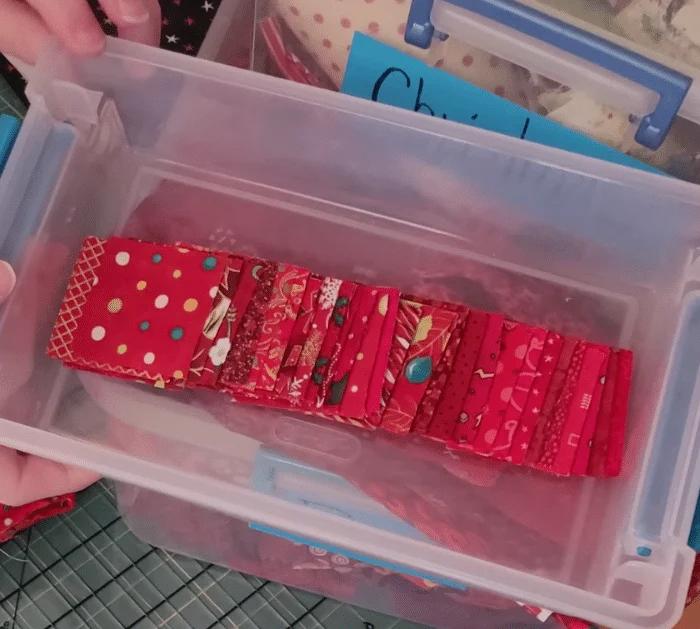 Materials for Reindeer Quilt
