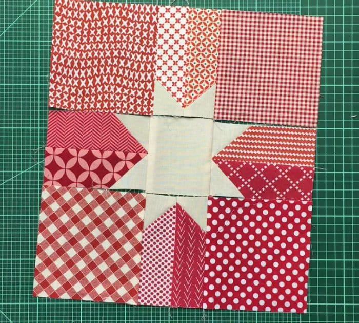 How to Sew Scrappy Star Quilt Block