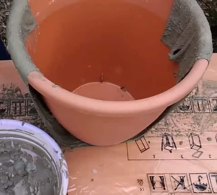 DIY Cement Pot Materials