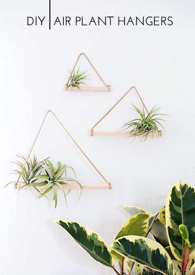 DIY Air Plant Hangers, a handmade greenery feature, quick to set up on a rainy afternoon and a detail guests always ask about