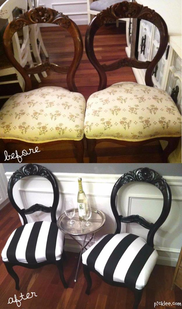 Reclaimed Victorian Balloon Back Chairs, quick to put together in an afternoon and better looking than a store bought version