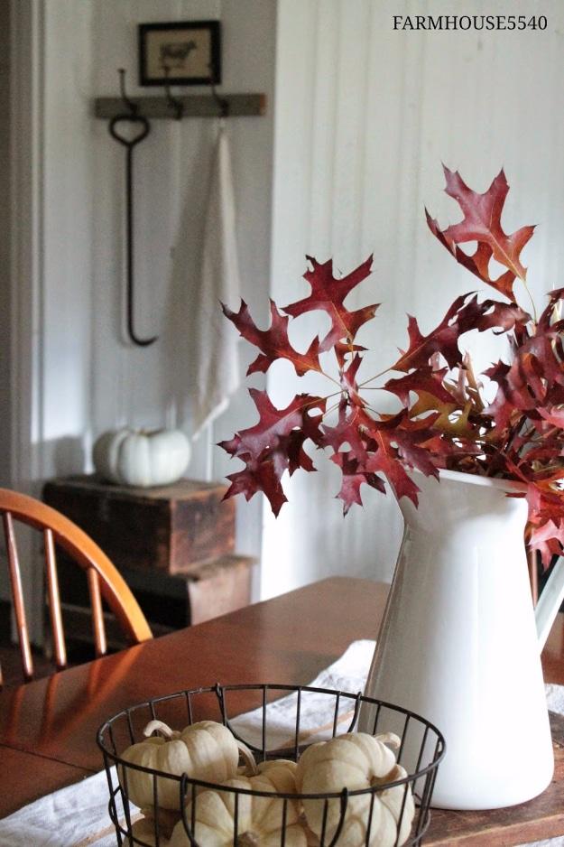 Pitcher Centerpiece, a charming reclaimed touch, budget friendly using stuff already sitting in a bin