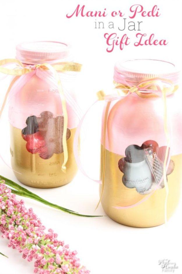 Manicure or Pedicure in a Jar a Mother's Day Gift Idea, one of the more popular picks from this roundup