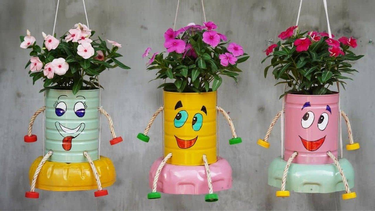 How to Make a DIY Repurposed Tin Can Planter