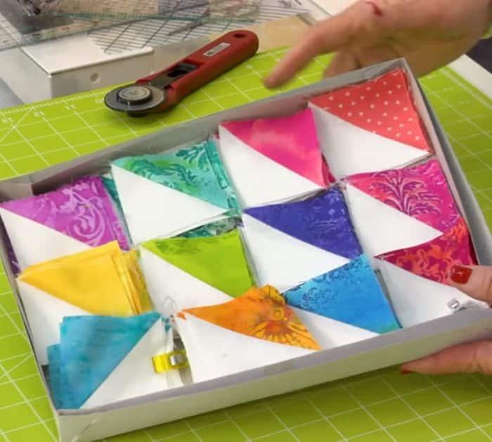 Layer Cake Circle of Friends Quilt tutorial