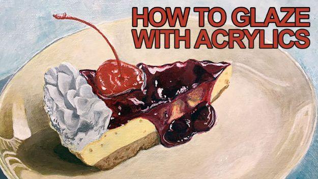 Acrylic Painting Tutorials and Techniques - Glaze With Acrylics - DIY Acrylic Painting Ideas on Canvas - Make Flowers, Ocean, Sky, Abstract People, Landscapes, Buildings, Animals,