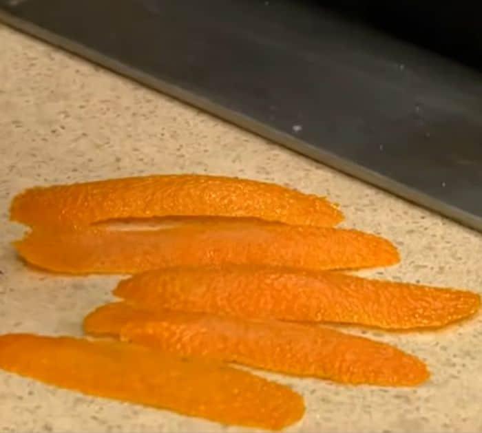 Easy Candied Orange Peels Ingredients