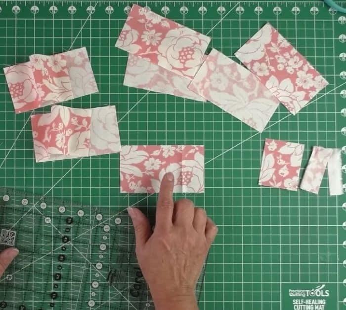 Easy to Make Scrappy Jelly Roll Quilt Block