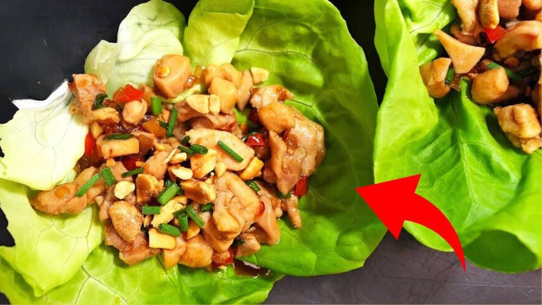 Homemade Chicken Lettuce Wraps