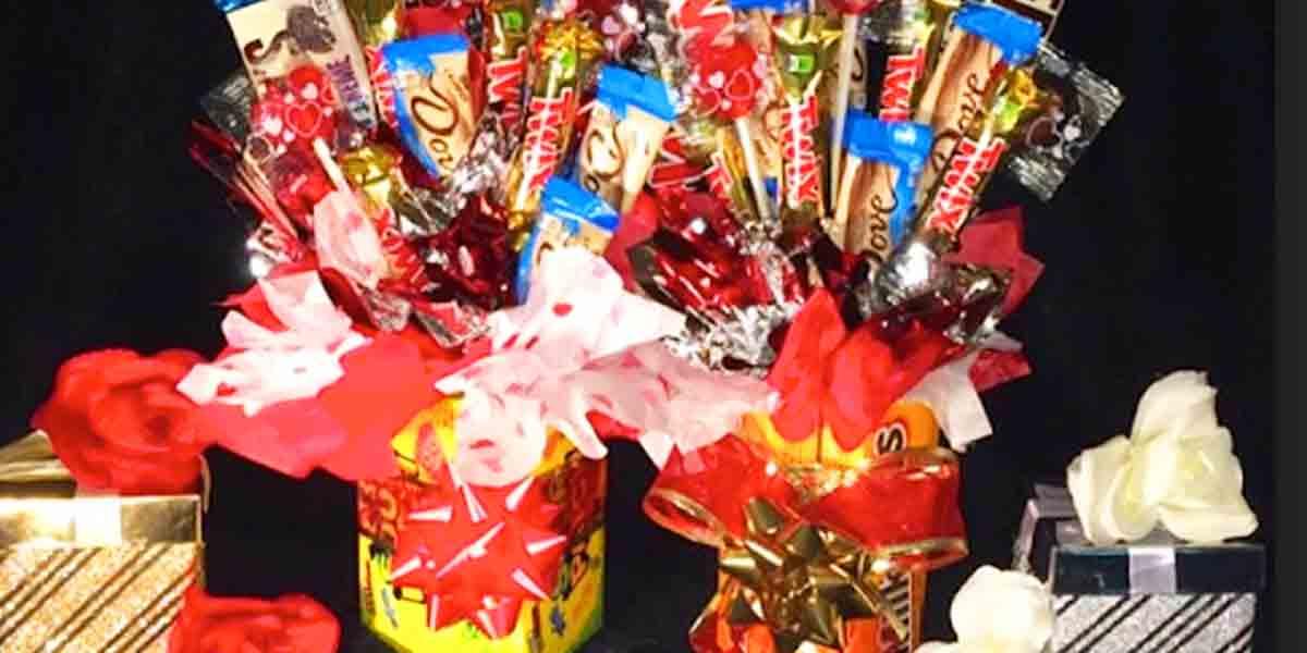 DIY Valentine’s Day Candy Bouquet