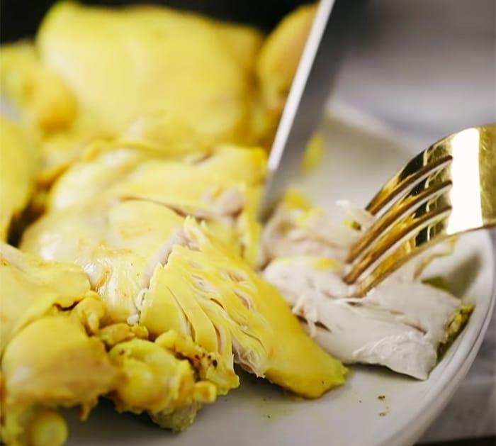 Shred Chicken For Chicken Vegetable Soup - Chicken Recipes - One-Pot Recipes
