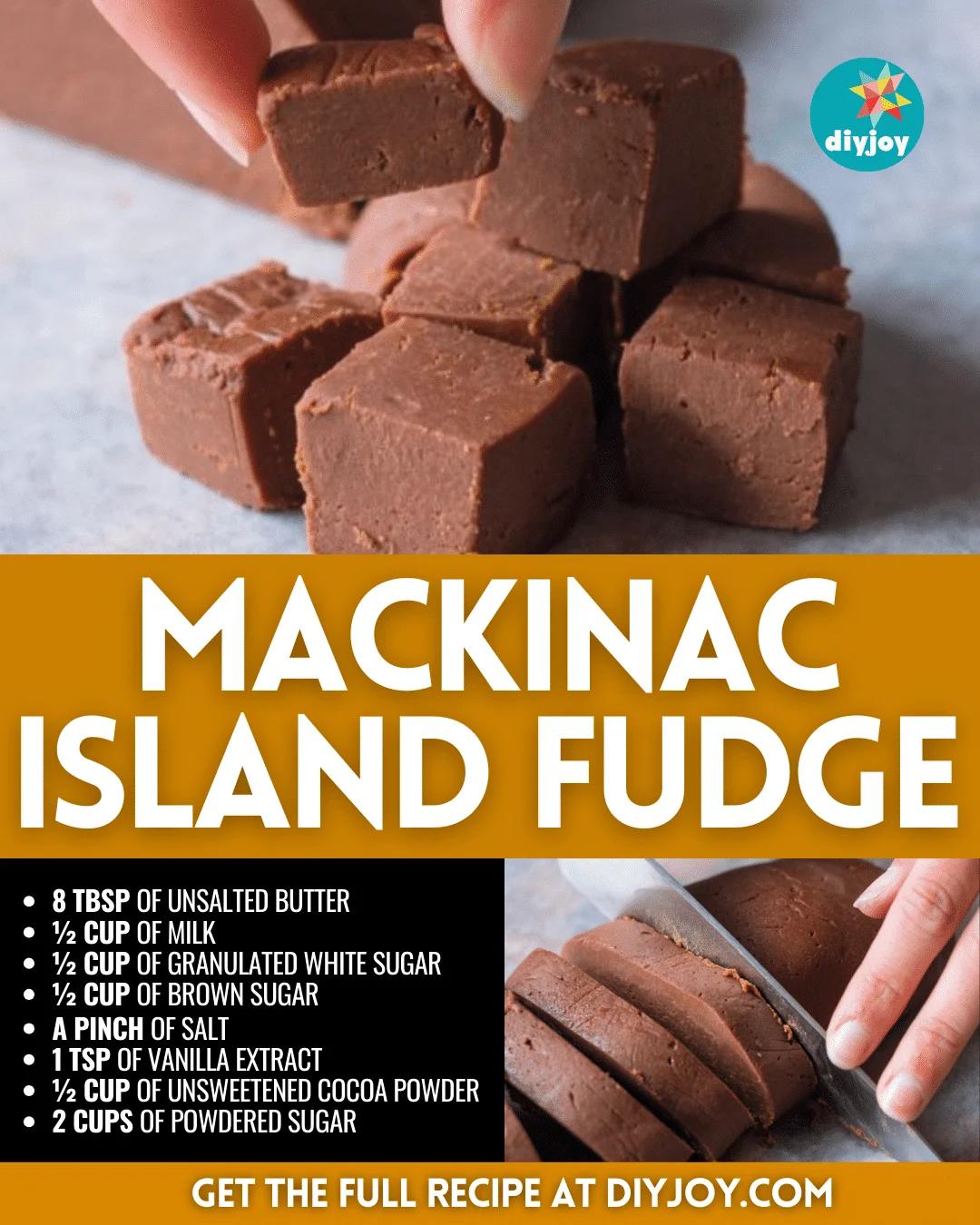 Easy Mackinac Island Fudge Recipe