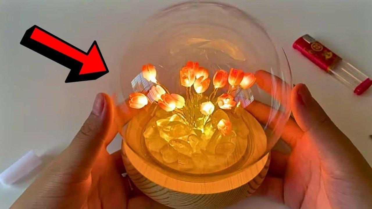 Easy Globe Tulip Lamp Tutorial