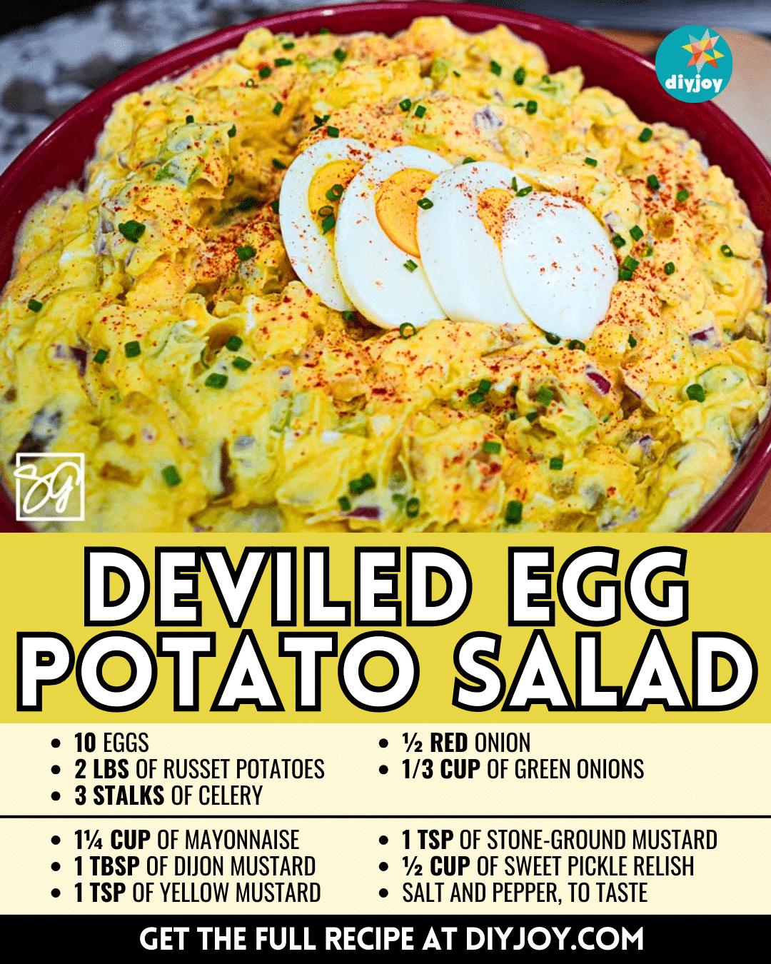 Easy Deviled Egg Potato Salad Recipe