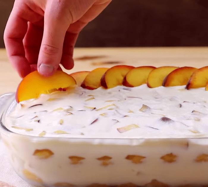 How to Make Creamy Peach Tiramisu