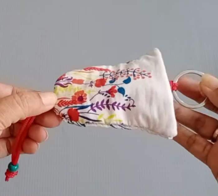 How To Sew Fabric Key Holder And Cover
