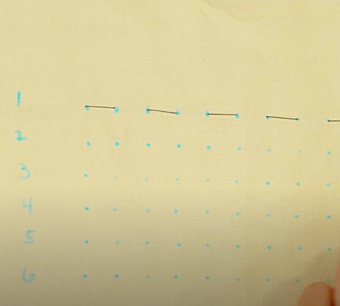 Make simple hand smocking