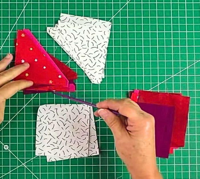 Easy to Make Patchwork Heart Quilt Block