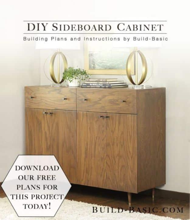 Easy DIY Sideboard Cabinet, easy to customize with paint or stain already on hand and a keepsake worth handing down for years