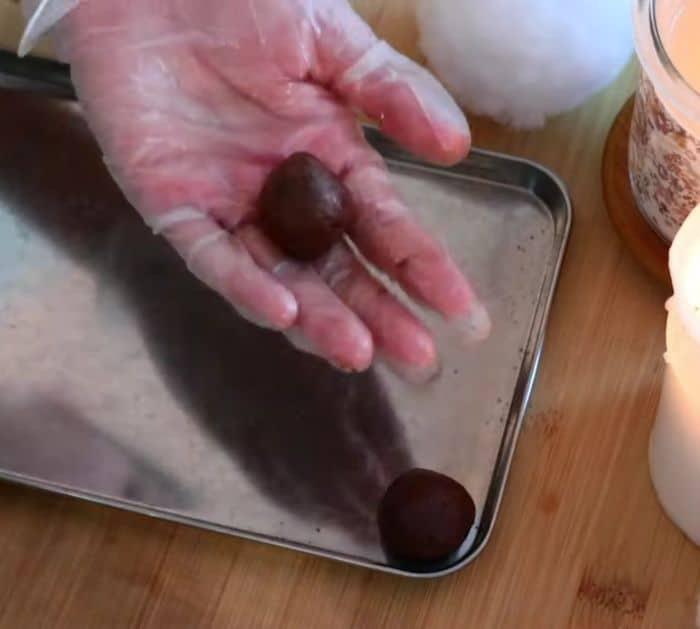 Easy to Make Double Chocolate Snowball Cookies