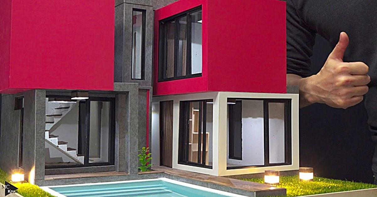 How to Make A Mini House From Concrete