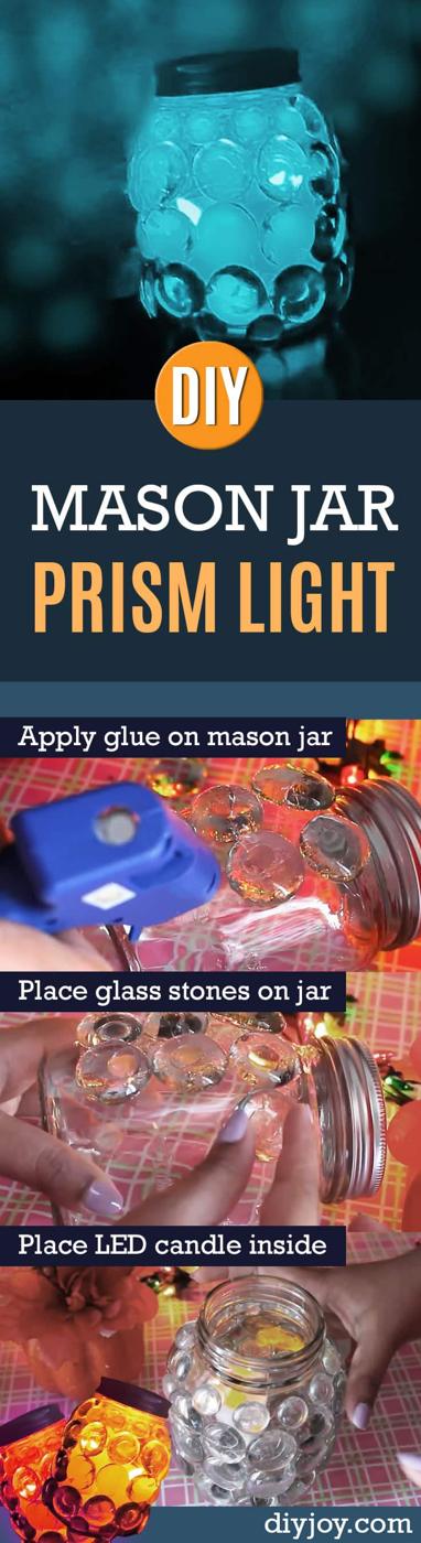 DIY Prism Light Candle, a project worth trying this weekend and an idea that is easy to recreate at home