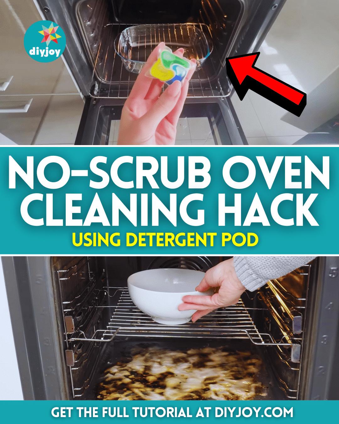 Easy No-Scrub Oven Cleaning Hack