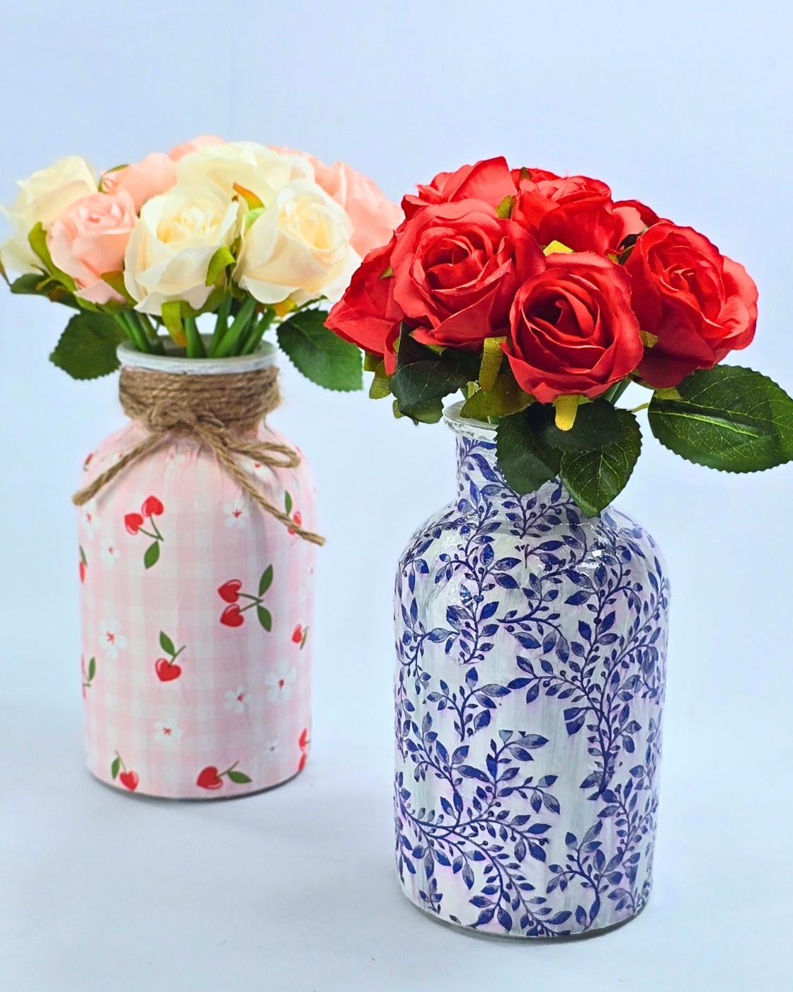 Decoupage Vase — our viral diy crafts
