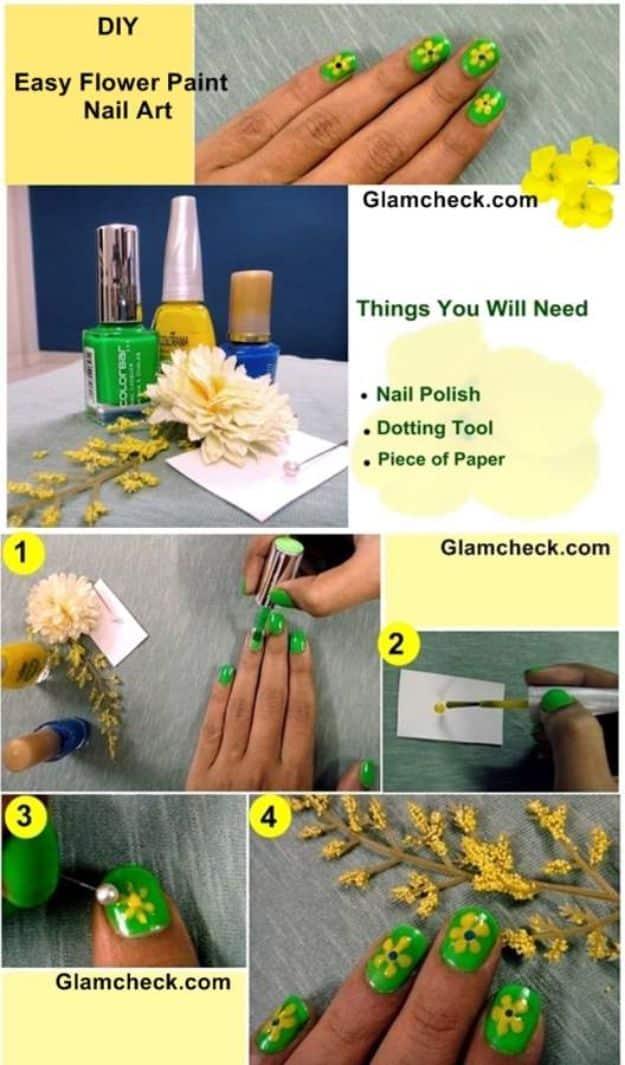 How To Paint Flowers - DIY Easy Flower Paint Nail Art - Step by Step Tutorials for Painting Roses, Daisies, Whimsical and Abstract Floral Techniques - Easy Acrylic Flower Tutorial