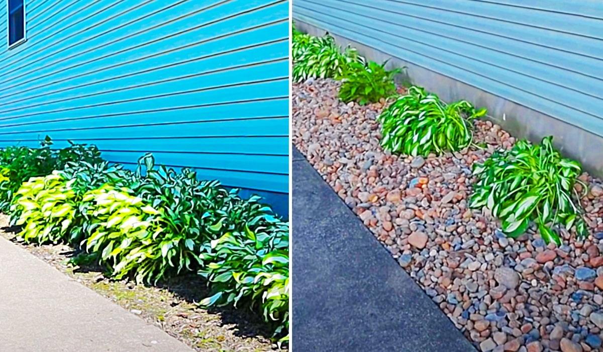 DIY Rock Garden Bed