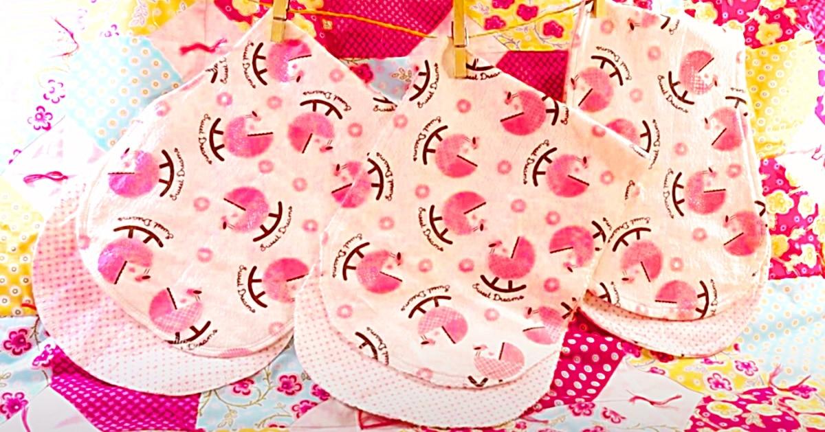3 Easy Ways To Sew Burp Cloths
