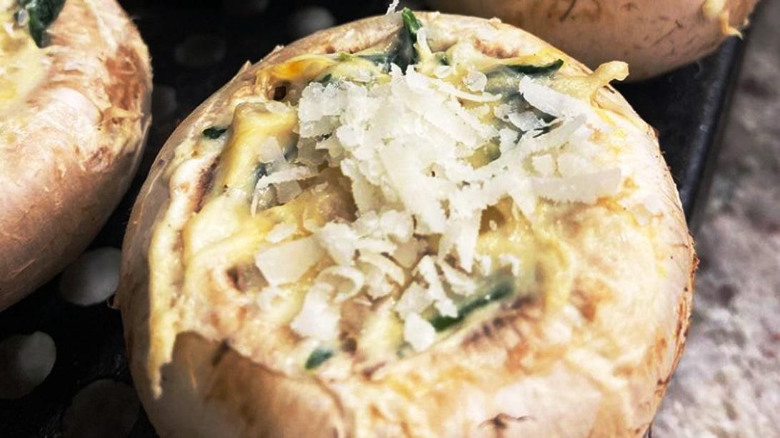 How To Make Air Fryer Cheese-Stuffed Mushrooms