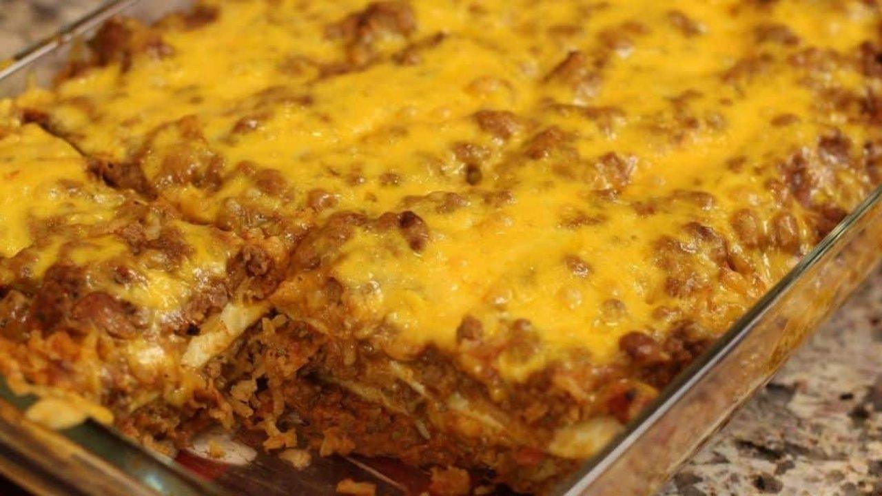 Easy Burrito Pie Casserole Recipe