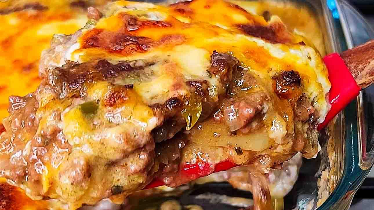 Easy Potato Ground Beef Casserole