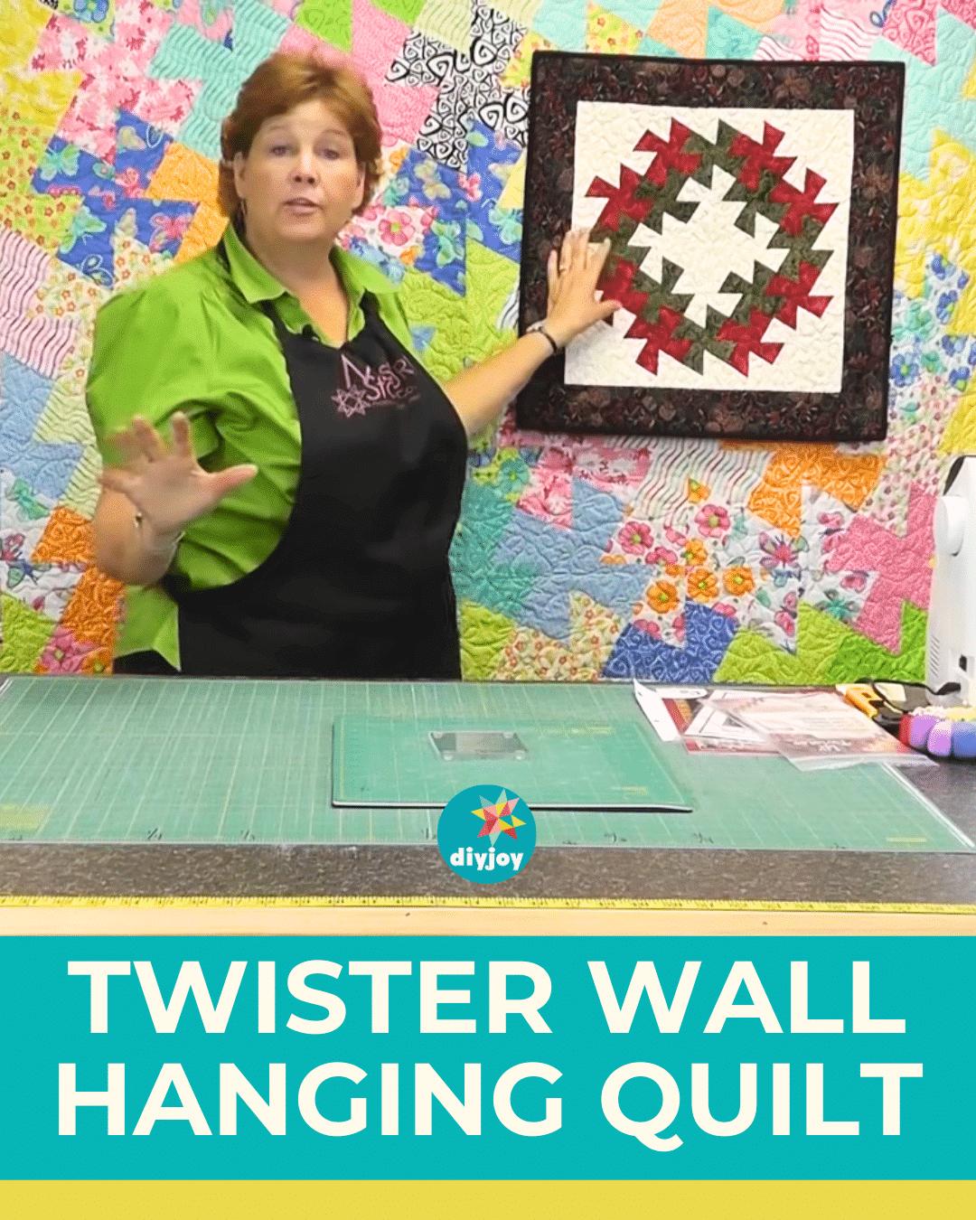 Twister Wall Hanging Quilt