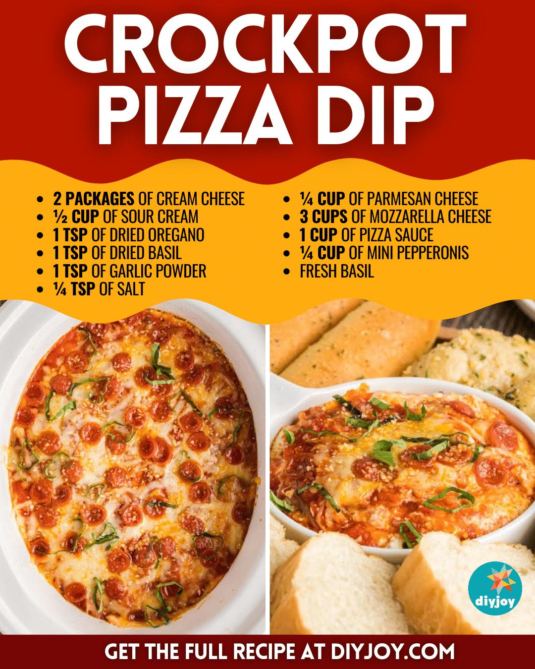 Easy Crockpot Pizza Dip Recipe
