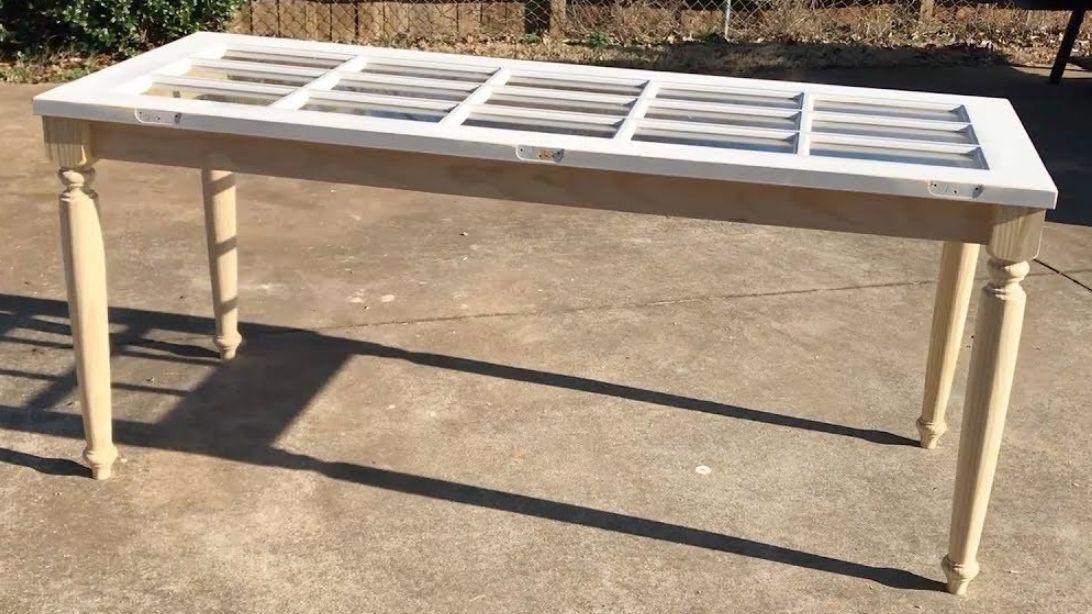 How To Turn An Old Door Into A Table