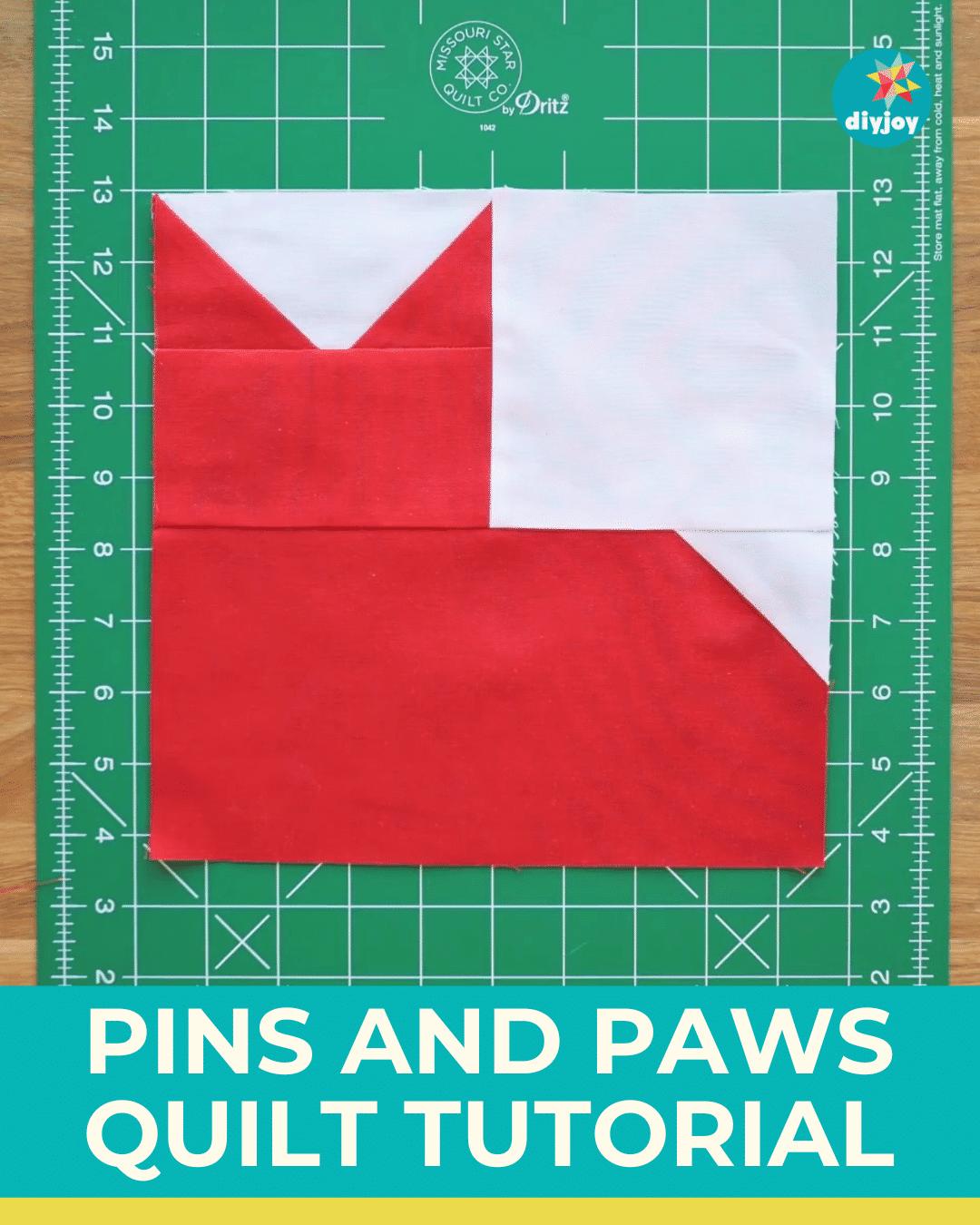 Pins and Paws Quilt Tutorial