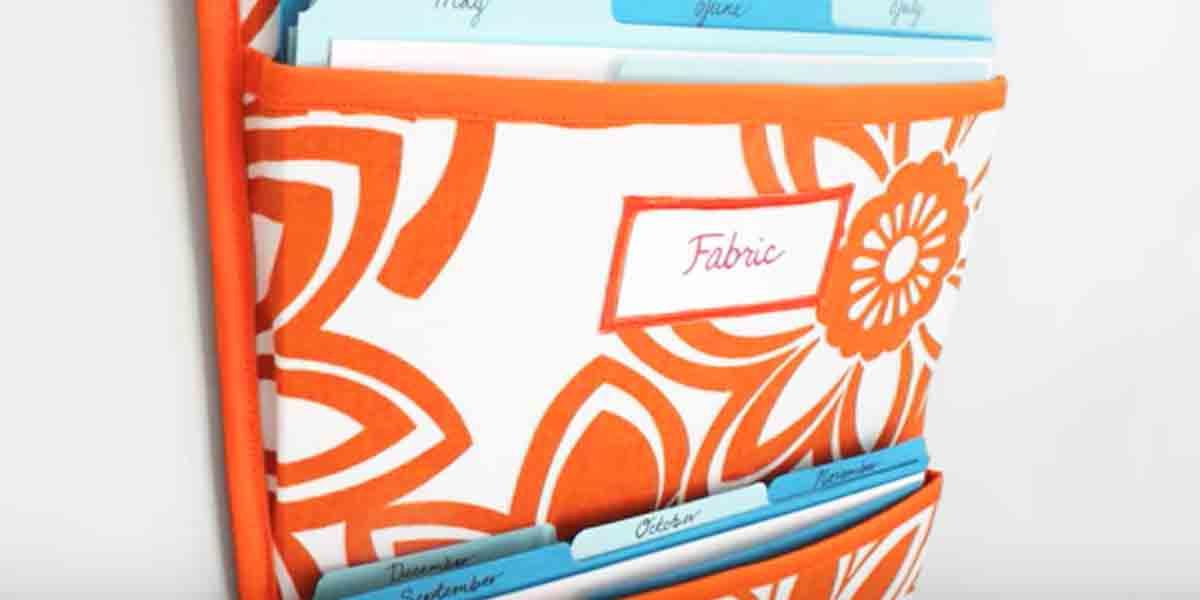 Watch How She Makes A Valuable Organizing Tool That We Can All Use. Quick And Easy!